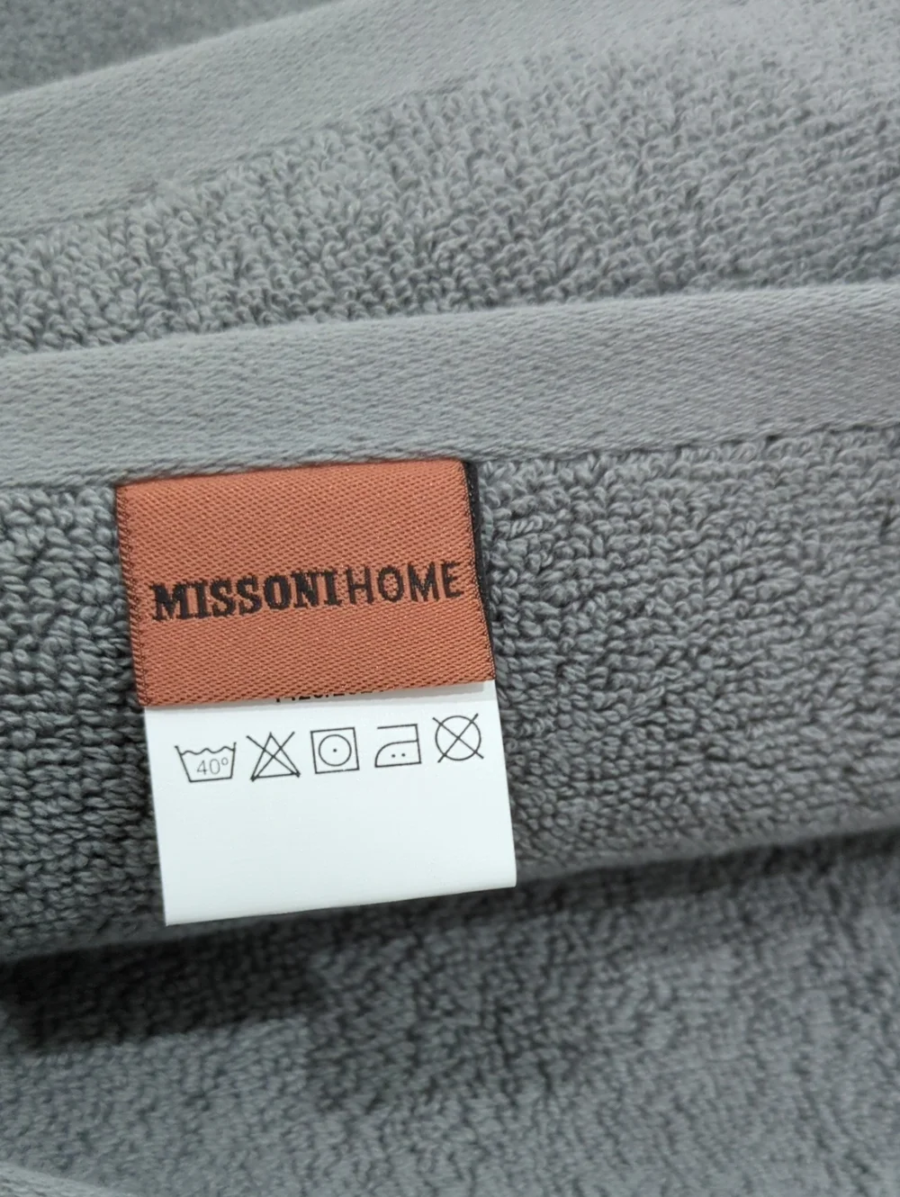 Missoni Home Rex 32 Bath Mat Light Gray NEW